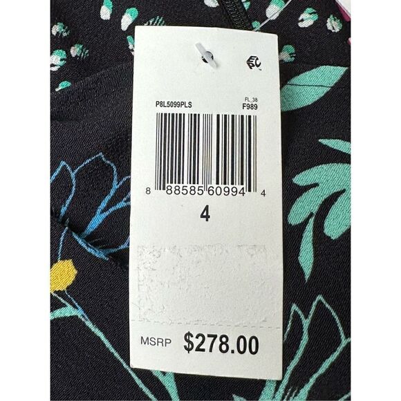 Parker Elijah Women’s Flutter Black dress Size 4 - Picture 8 of 16